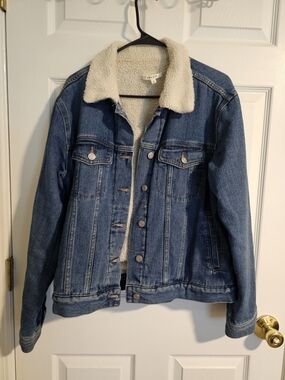 Pacsun Sherpa Lined Jean Jacket - L
